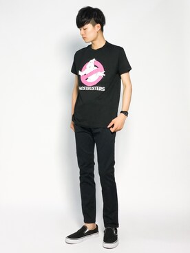 「Ghostbusters」｜武井一輝さん（メンズ・173cm）の夏コーディネート