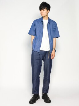 武井一輝さん（メンズ・173cm）の夏コーディネート