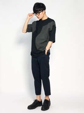 武井一輝さん（メンズ・173cm）の夏コーディネート