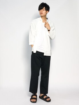 武井一輝さん（メンズ・173cm）の夏コーディネート