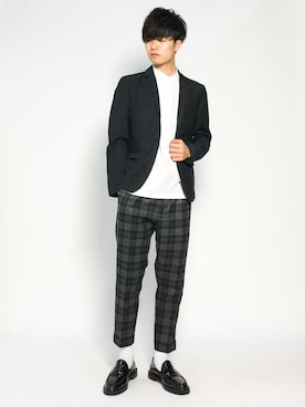 武井一輝さん(メンズ・173cm)の夏コーディネート