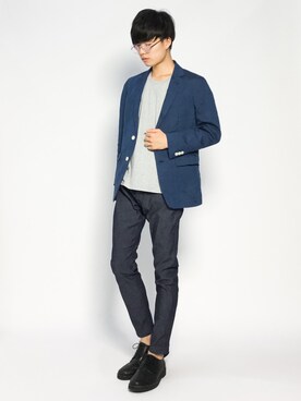 武井一輝さん（メンズ・173cm）の夏コーディネート