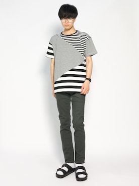 武井一輝さん（メンズ・173cm）の夏コーディネート