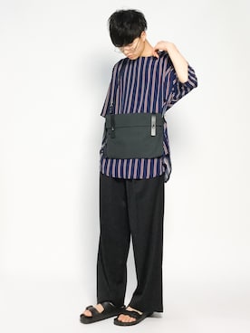 武井一輝さん（メンズ・173cm）の夏コーディネート