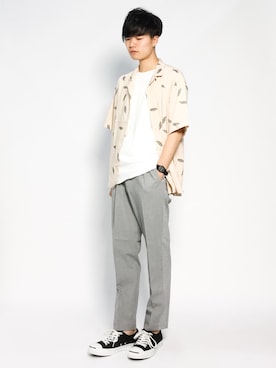 武井一輝さん(メンズ・173cm)の夏コーディネート