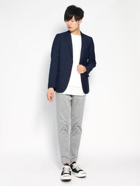 武井一輝さん（メンズ・173cm）の夏コーディネート