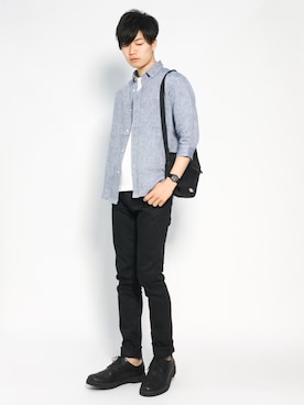 武井一輝さん(メンズ・173cm)の夏コーディネート