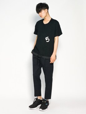 「glamb（グラム）のアイテム」を使った、武井一輝さん（メンズ・173cm）の夏コーディネート