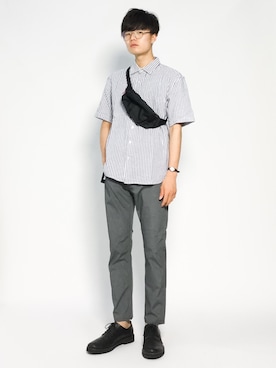 武井一輝さん(メンズ・173cm)の夏コーディネート