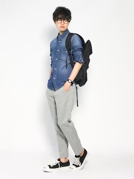武井一輝さん（メンズ・173cm）の夏コーディネート