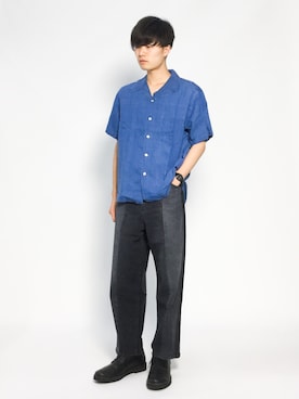 武井一輝さん（メンズ・173cm）の夏コーディネート