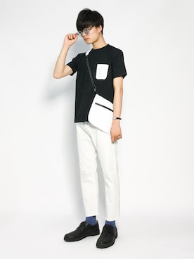 武井一輝さん(メンズ・173cm)の夏コーディネート