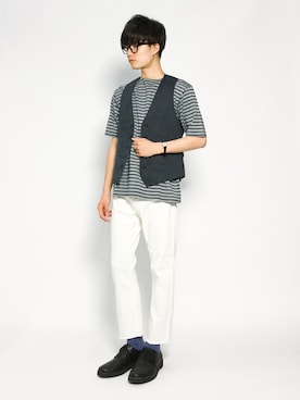 武井一輝さん(メンズ・173cm)の夏コーディネート
