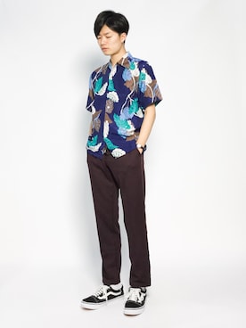 武井一輝さん（メンズ・173cm）の夏コーディネート