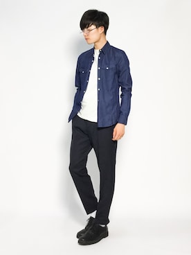 武井一輝さん（メンズ・173cm）の夏コーディネート