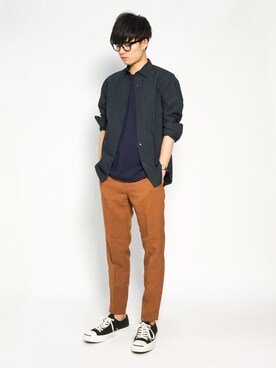 武井一輝さん（メンズ・173cm）の夏コーディネート