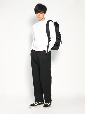 「L.H.P（エルエイチピー）のアイテム（バッグ）」を使った、武井一輝さん（メンズ・173cm）の夏コーディネート