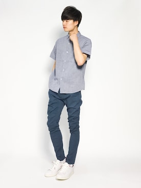 武井一輝さん(メンズ・173cm)の夏コーディネート