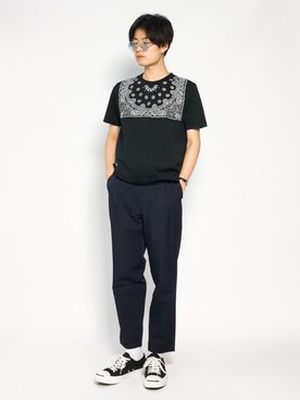 武井一輝さん（メンズ・173cm）の夏コーディネート