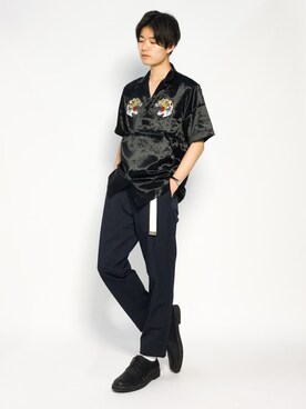 武井一輝さん（メンズ・173cm）の夏コーディネート