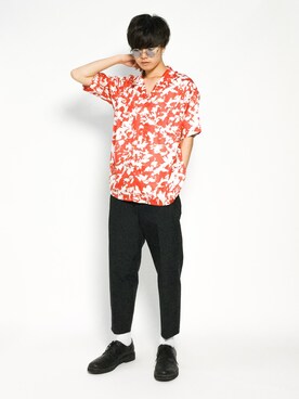 武井一輝さん(メンズ・173cm)の夏コーディネート