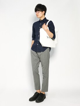 武井一輝さん(メンズ・173cm)の夏コーディネート