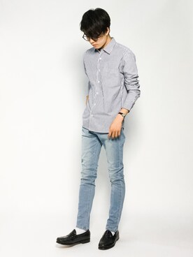 武井一輝さん(メンズ・173cm)の夏コーディネート