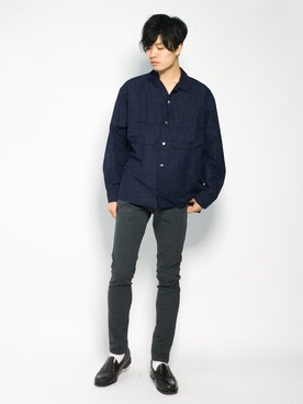 武井一輝さん（メンズ・173cm）の秋コーディネート