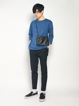 武井一輝さん（メンズ・173cm）の秋コーディネート