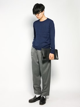 武井一輝さん(メンズ・173cm)の秋コーディネート