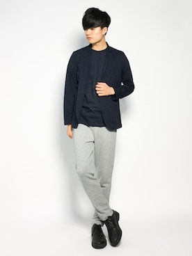 武井一輝さん（メンズ・173cm）の秋コーディネート