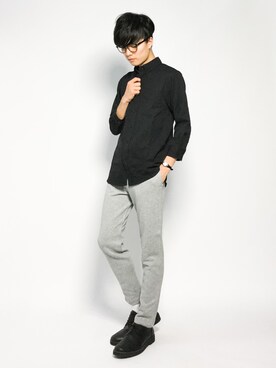 武井一輝さん（メンズ・173cm）の秋コーディネート