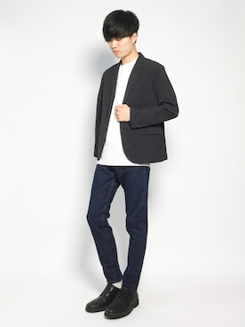 武井一輝さん（メンズ・173cm）の秋コーディネート