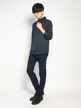 武井一輝さん（メンズ・173cm）の秋コーディネート