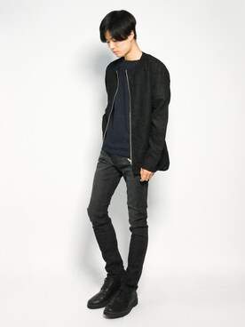 武井一輝さん（メンズ・173cm）の秋コーディネート