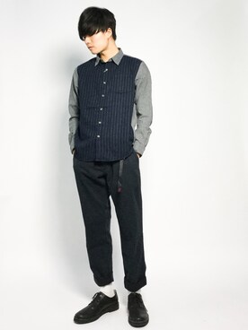 武井一輝さん(メンズ・173cm)の秋コーディネート