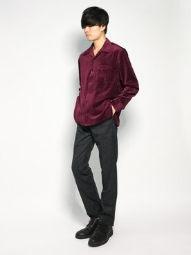 武井一輝さん(メンズ・173cm)の秋コーディネート