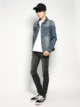 武井一輝さん（メンズ・173cm）の秋コーディネート