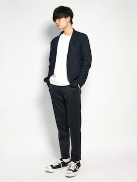 武井一輝さん(メンズ・173cm)の秋コーディネート