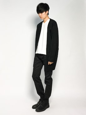 「AZUL by moussy（アズールバイマウジー）のアイテム」を使った、武井一輝さん（メンズ・173cm）の秋コーディネート