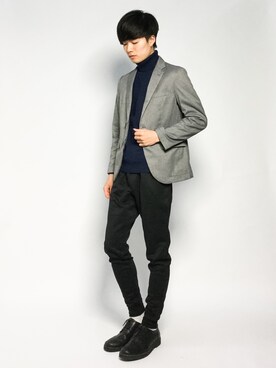 武井一輝さん(メンズ・173cm)の秋コーディネート