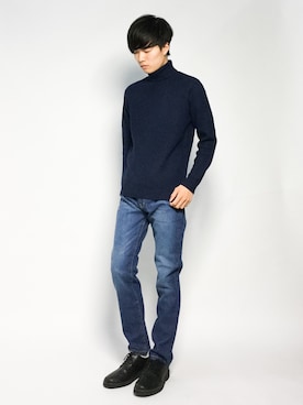 武井一輝さん（メンズ・173cm）の秋コーディネート