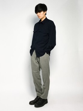 武井一輝さん（メンズ・173cm）の秋コーディネート