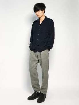 武井一輝さん（メンズ・173cm）の秋コーディネート