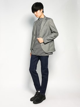 武井一輝さん(メンズ・173cm)の秋コーディネート