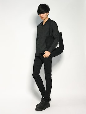 「UNDEFEATED (アンディフィーテッド)のアイテム」を使った、武井一輝さん(メンズ・173cm)の秋コーディネート