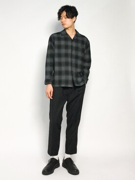 武井一輝さん（メンズ・173cm）の秋コーディネート