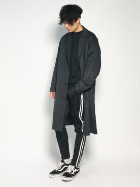 「REPIDO（リピード）のアイテム」を使った、武井一輝さん（メンズ・173cm）の秋コーディネート