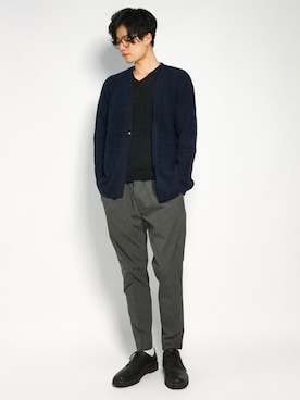 武井一輝さん（メンズ・173cm）の秋コーディネート