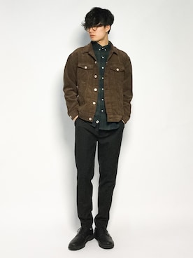 「URBAN RESEARCH Sonny Label（アーバンリサーチサニーレーベル）のアイテム（その他アウター）」を使った、武井一輝さん（メンズ・173cm）の秋コーディネート